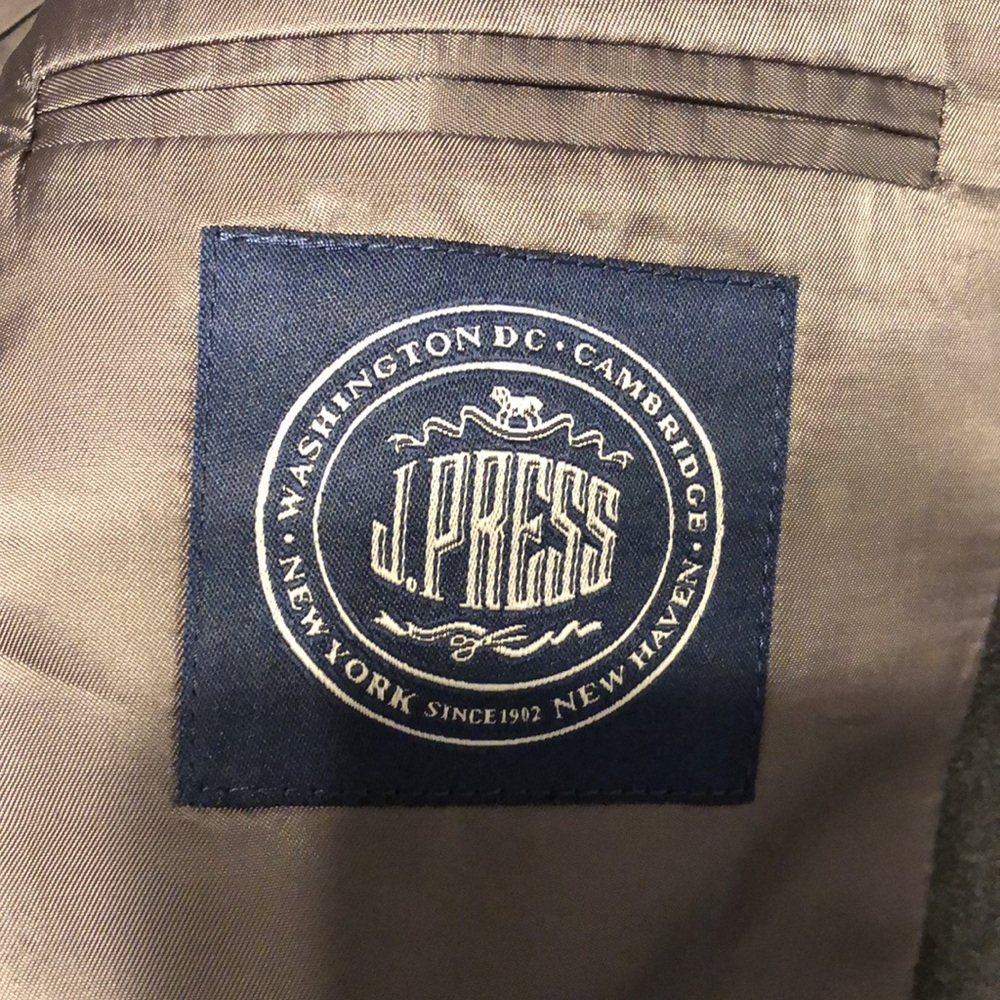 J. Press Peppin Merino charcoal grey suit - Picture 3 of 4